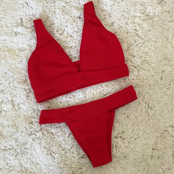 Other - ❤️ Red print bikini